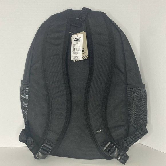 Vans Alumni Pack 3 Black/White Check board Unisex Backpack - Picture 7 of 10